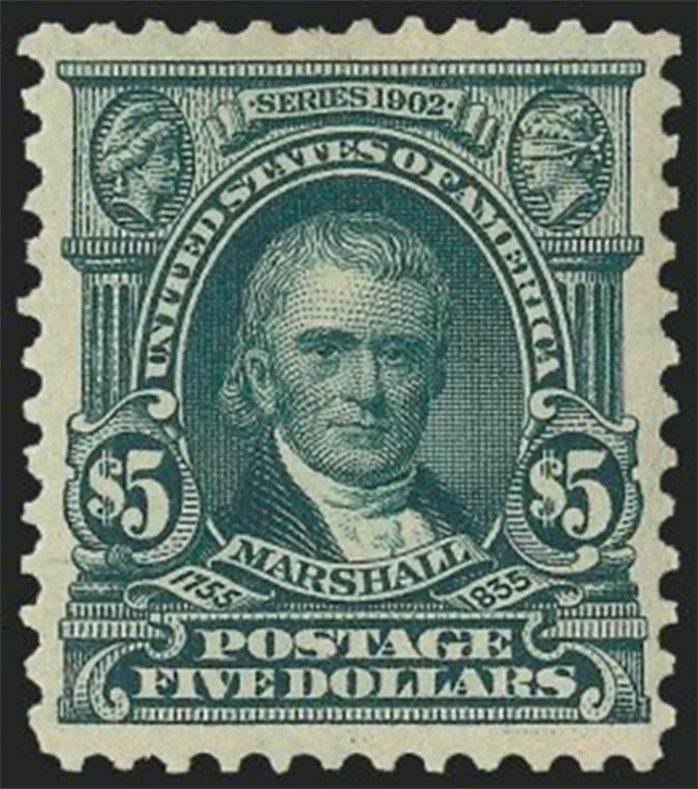 Americká 5USD známka z roku 1902