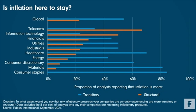 Názor analytiků z Fidelity International na další vývoj inflace