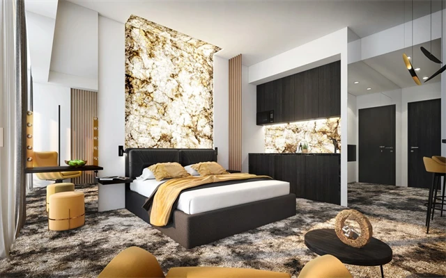 Apartmány v Gruzii - pohled do pokoje