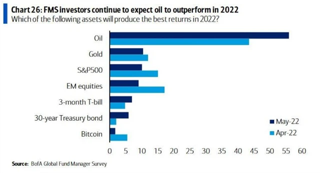 Manažeři pro letošní rok nejvíce věří ropě.