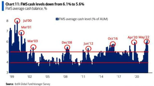 11 Podíl hotovosti v portfoliích