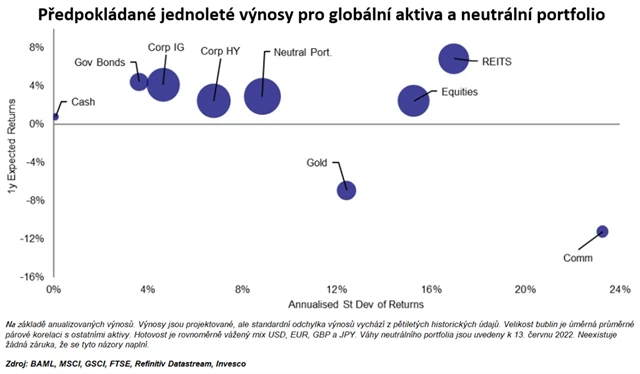 Předpokládané výnosy za rok