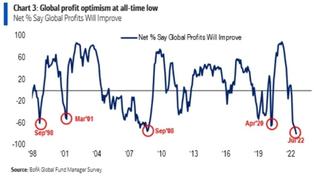Podíl manažerů očekávajících pokles ziskovosti firem dále roste