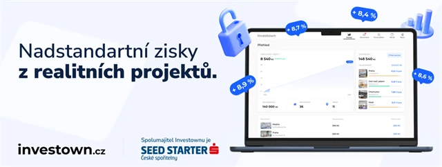 Investown - zisky z realitních projektů