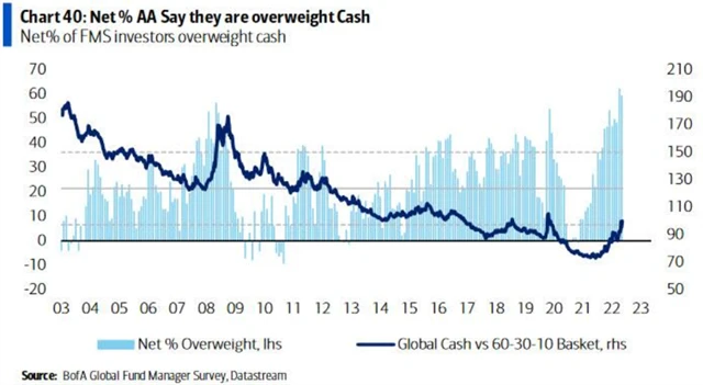 Většina manažerů v portfoliích nadvažuje hotovost