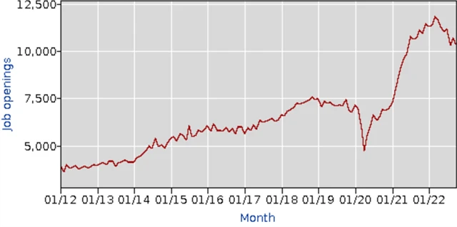 USA - otevřené pracovní pozice