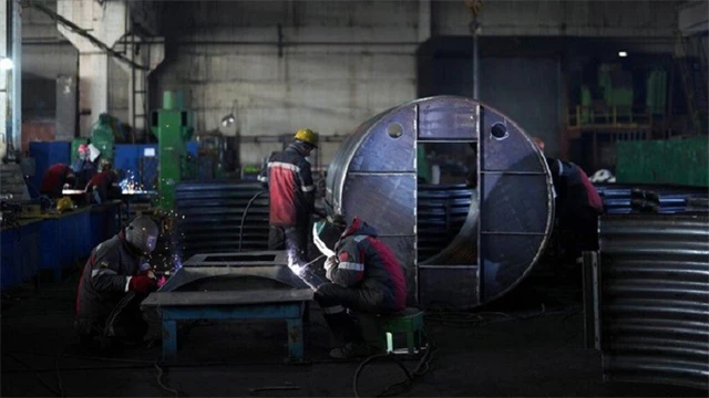 Metinvest - kovový bunkr pro vojáky, zdroj: Metinvest