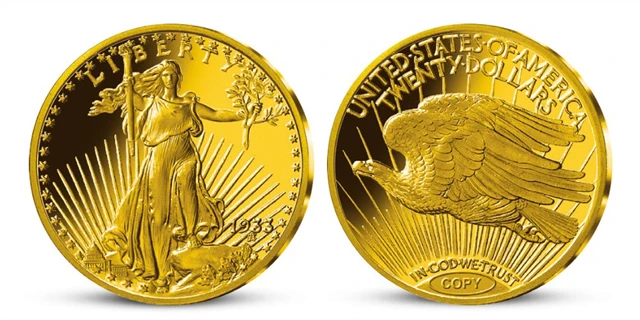 Zlatá mince Double Eagle z roku 1933