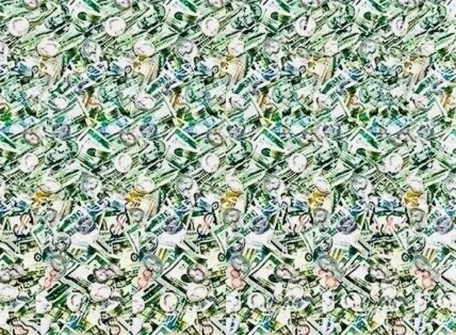 Americký dolar - optická iluze