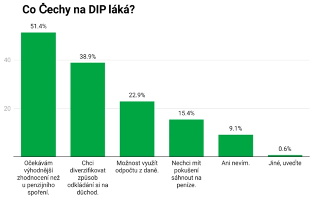 Co Čechy láká k využití DIP