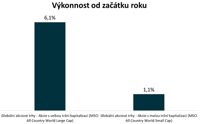 MSCI ACW - large caps. vs. small caps 2024
