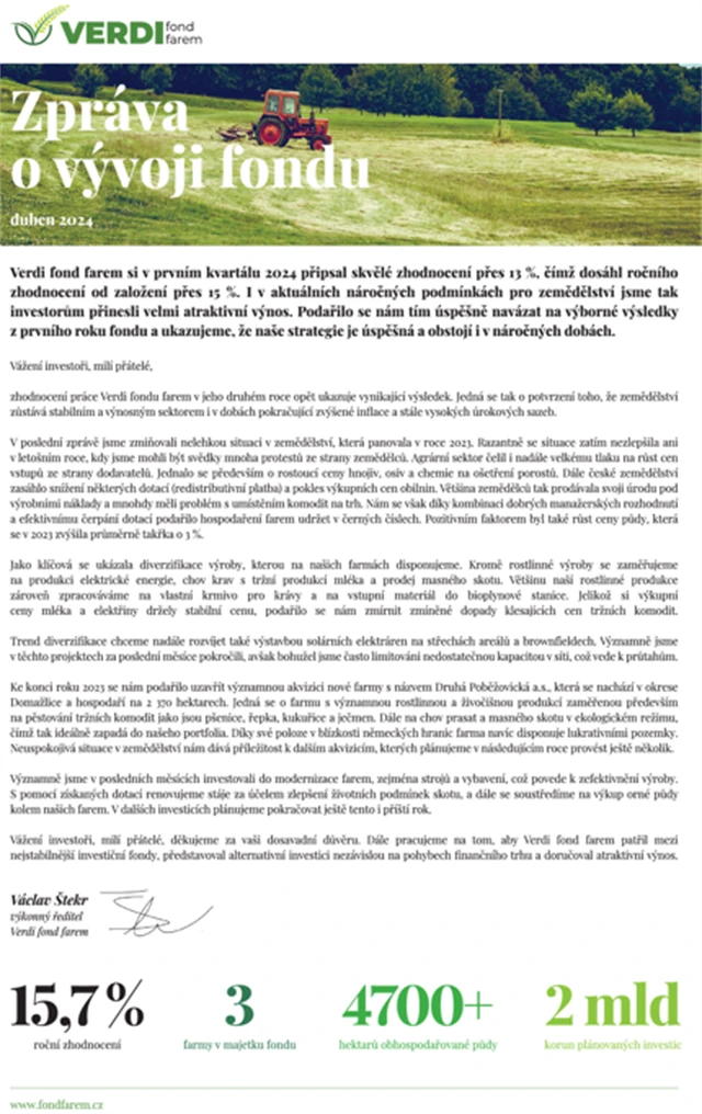 Zdroj: Verdi fond farem