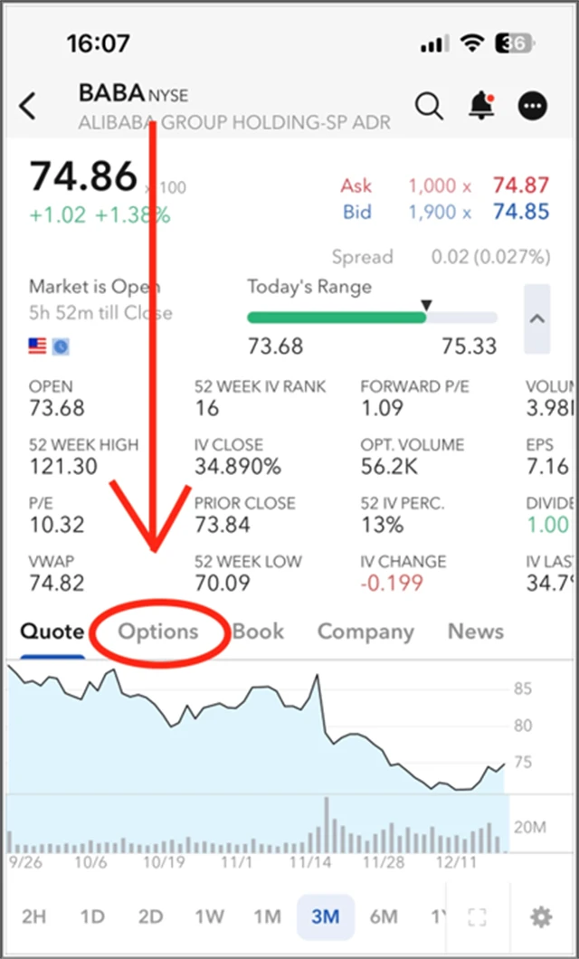 2 Tlačítko OPTIONS
