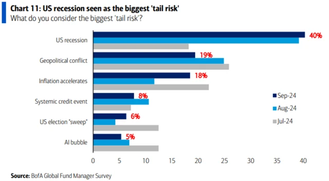 Největším rizikem je recese v USA