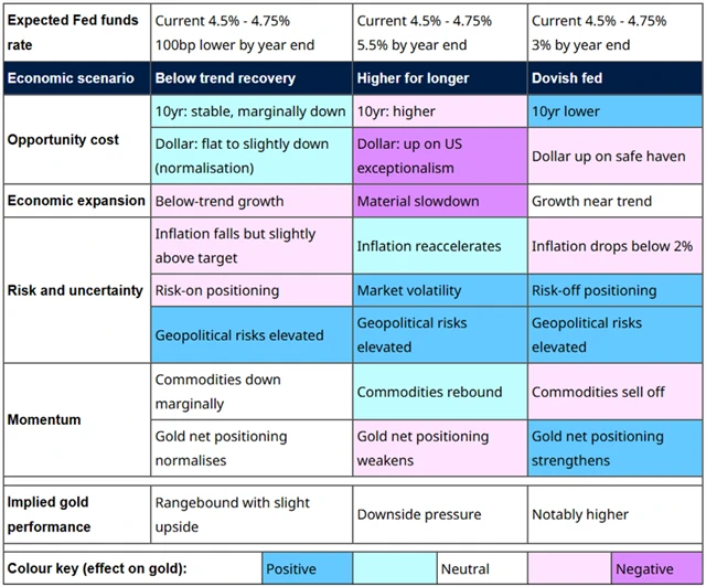 Zlato - potenciální faktory s vlivem na cenu v roce 2025, zdroj: World Gold Council