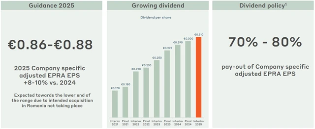 Výhled celoročního zisku na akcii a dividendová politika