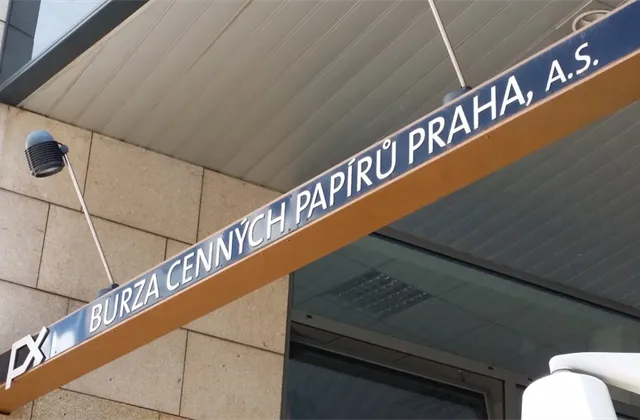 Pražská burza ve středu stoupla, akcie Monety Money Bank zdražily zhruba o 2,5 %