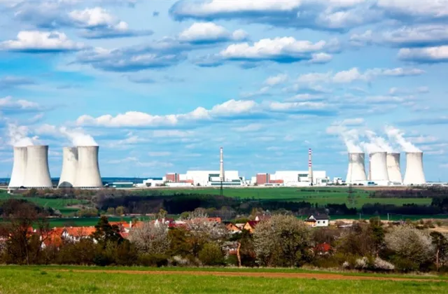 Jaderná elektrárna Dukovany, ČEZ - ilustrační foto