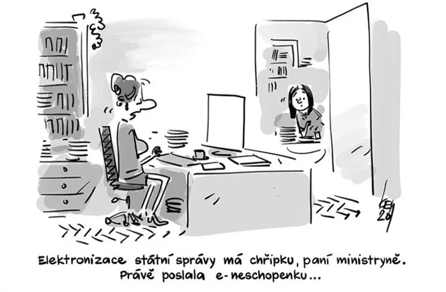 Elektronizace státní správy má chřipku