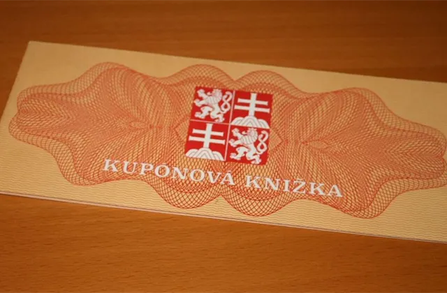 Kupónová privatizace, kupónová knížka - ilustrační foto