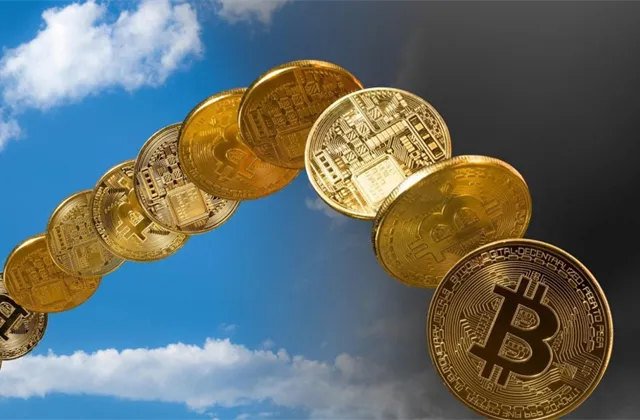 Bitcoin, kryptoměny - ilustrační foto