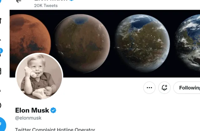 Elon Musk a Twitter - ilustrační foto