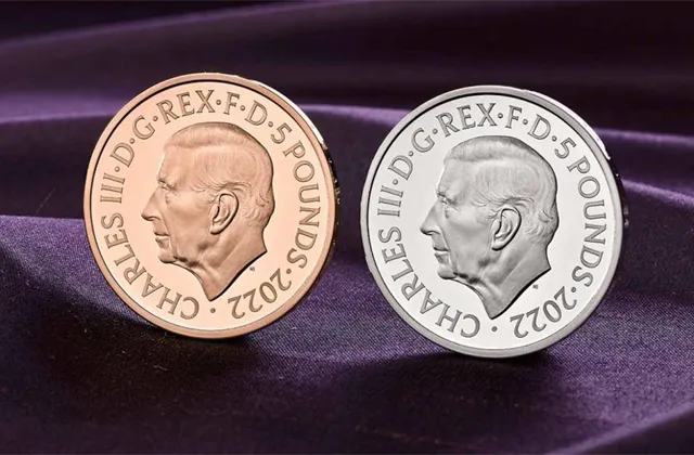Mince s portrétem krále Karla III.