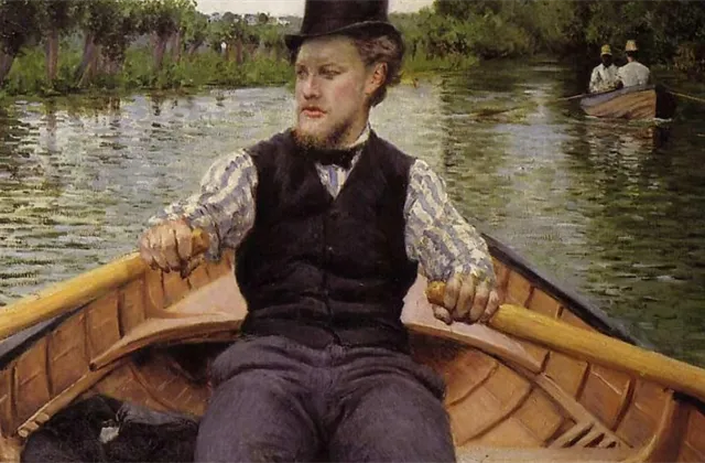 Obraz La Partie de bateau (Gustav Caillebotte)