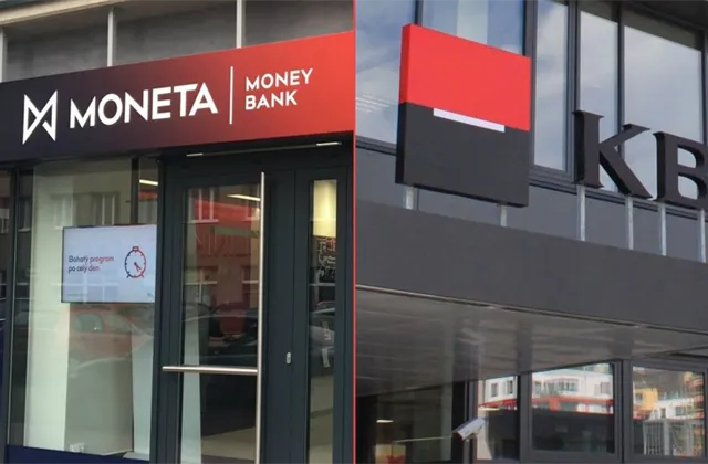 MONETA Money Bank a Komerční banka - ilustrační foto