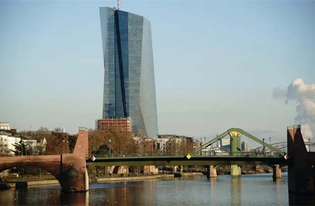 ECB, Evropská centrální banka - ilustrační foto