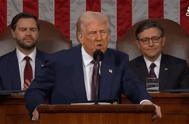 Trumpův projev v Kongresu: Užitečné informace i prokazatelné lži