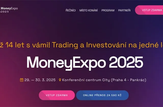 POZOR, SOUTĚŽ! Nabízíme volný přístup na konferenci MoneyExpo 2025