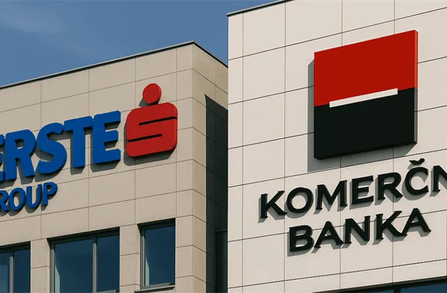 Komerční bance v prvním čtvrtletí zisk vyskočil o skoro 50 % na 4,19 miliardy Kč, Erste ale klesl o 5 % na 743,3 milionu eur. Tuzemský bankovní sektor zůstává odolný, shodují se analytici