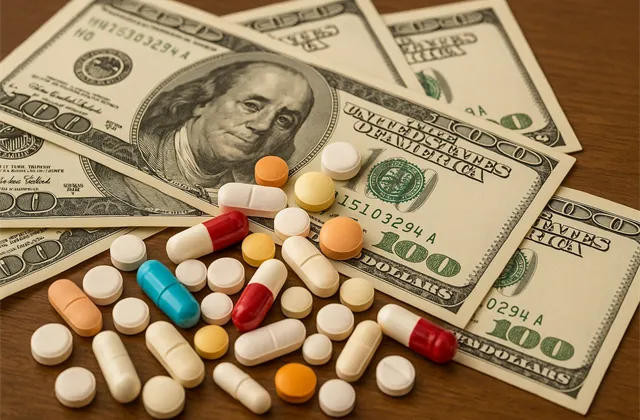 Farmacie, léky - ilustrační foto