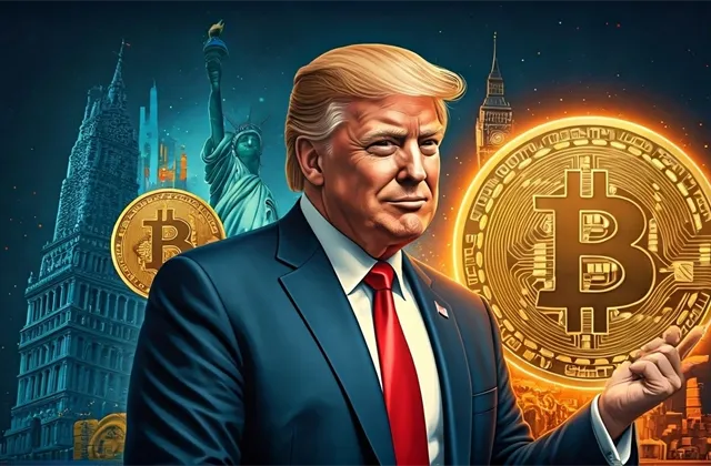 Trump, USDA, Bitcoin, kryptoměny