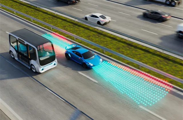 Autonomní řízení, autoprůmysl, automotive - ilustrační foto