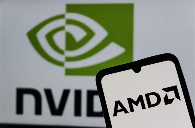 AMD, NVIDIA, čipy, polovodiče - ilustrační foto