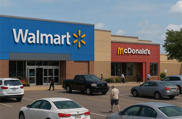 Walmart, McDonald's - ilustrační foto
