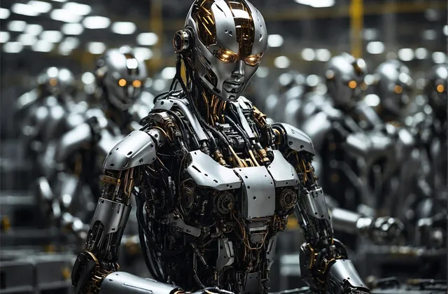 robot, AI, stroj