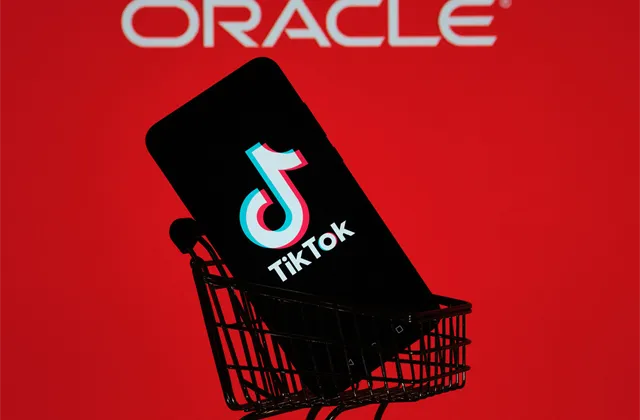 Oracle, TikTok - ilustrační foto