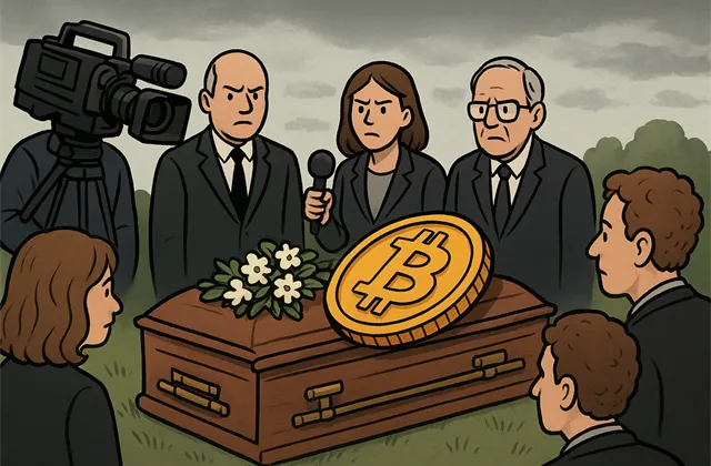 Bitcoin má za sebou stovky pohřbů, ale odmítá zůstat mrtvý