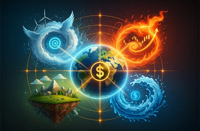 Oheň, voda, země a vzduch: Ovládnout živly v rámci investičního portfolia není žádná alchymie