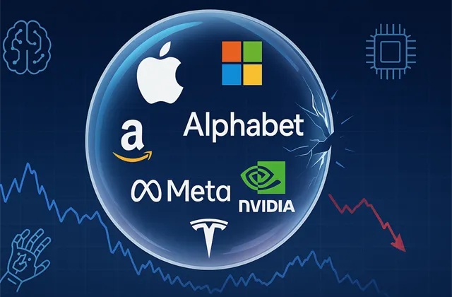 Konec AI šílenství? Kdo z úžasné sedmičky se už teď třese a které firmy ze splasknutí bubliny vyjdou silnější?