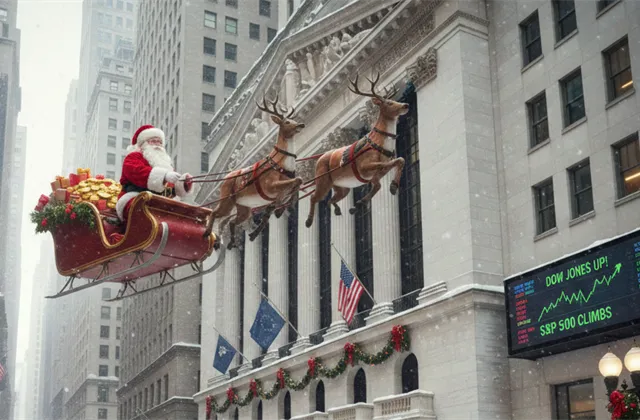 Santa má tentokrát na rally spoustu času. Proč většinou naděluje akciové dárky?