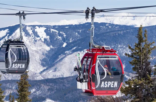 Aspen, lyžování, sníh, zima - ilustrační foto