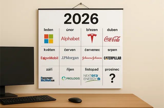 Akciový kalendář na rok 2026: Na každý měsíc jeden tip