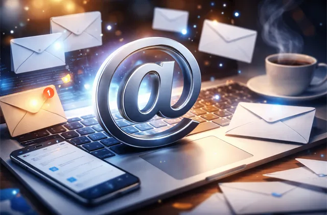 Elektronická pošta, e-mail - ilustrační foto