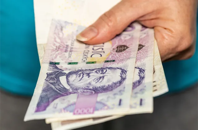 Česko, ČR, koruna, peníze - ilustrační foto