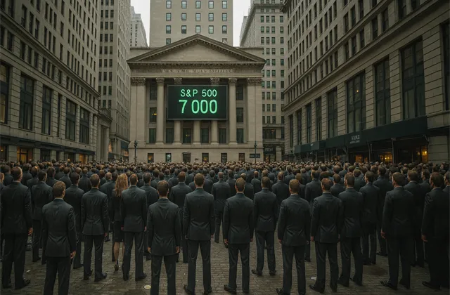 Týden na trzích podle burzovních grafů: Index S&P 500 je na rekordu, meta 7 000 bodů je na dohled