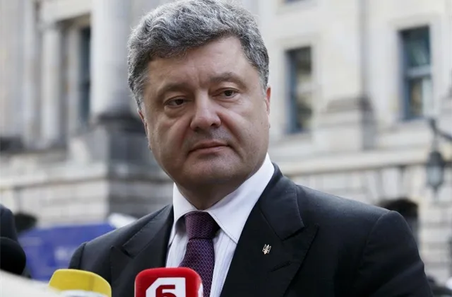 Ukrajinský prezident Porošenko vyhlásí jednostranné příměří